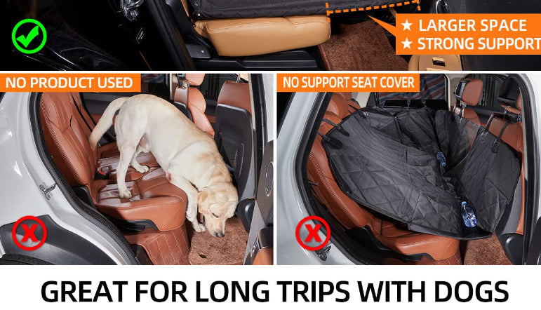 100% Waterproof Dog Car Seat Cover & Hammock