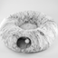 Plush Donut Cat Bed with Play Tunnel