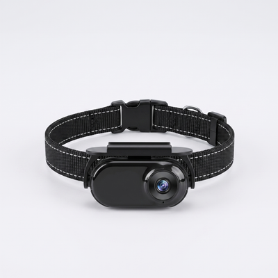 HD 1080P Pet Collar Camera for Dogs & Cats
