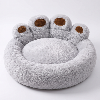 Round Plush Calming Pet Bed