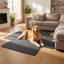 Dog resting on waterproof pet mat