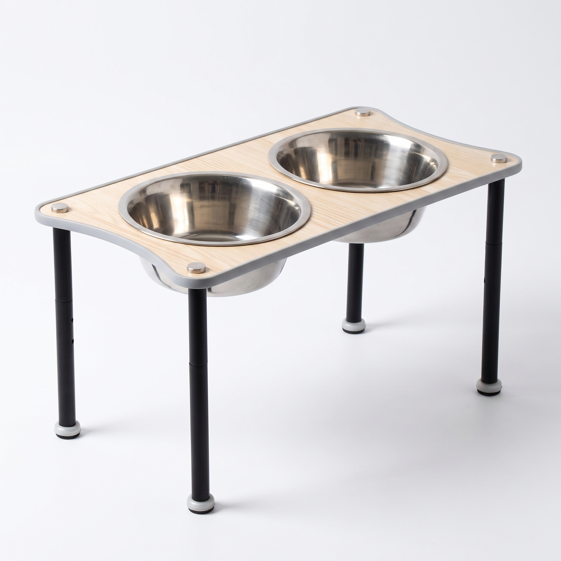 Adjustable Raised Dog Bowl Stand
