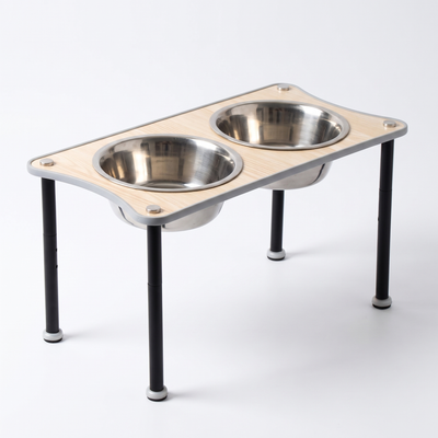 Adjustable Raised Dog Bowl Stand