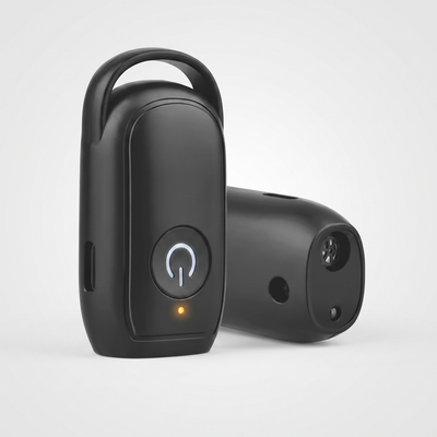Handheld ultrasonic dog training device with LED